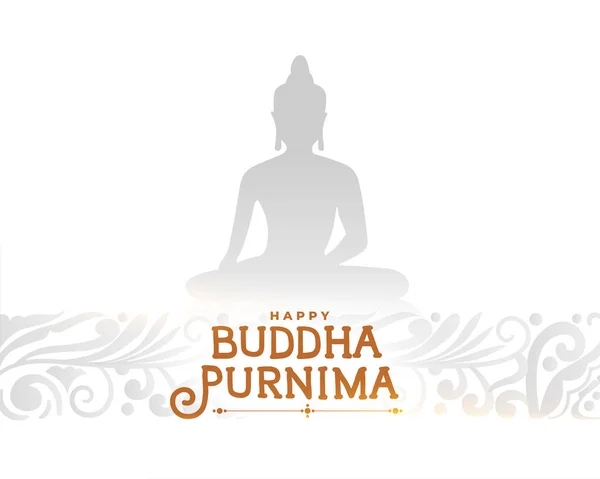 stock vector hindu religious buddha purnima white background for buddhism dharma vector