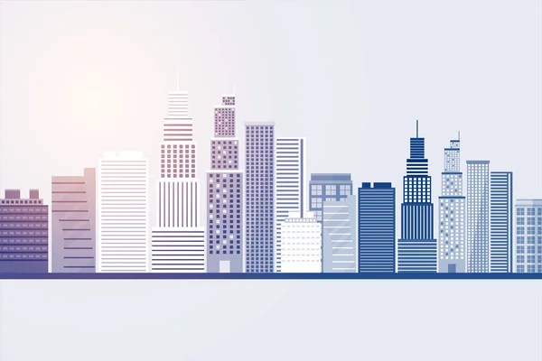 Explore Modern Skyline Building Global Metropolis Elegant Banner Vector — Stock Vector