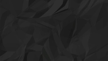 koyu siyah buruşmuş kağıt soyut duvar kağıdı ve boş uzay vektörü