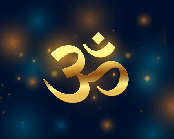 Ikonický Symbol Hinduismu Pro Indickou Kulturu Tradiční Vektor — Stockový vektor