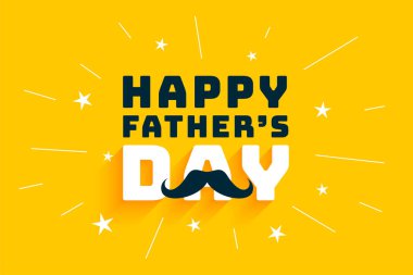 Babalar Günü özel olayını bıyık tasarım vektörüyle kutlayalım. 