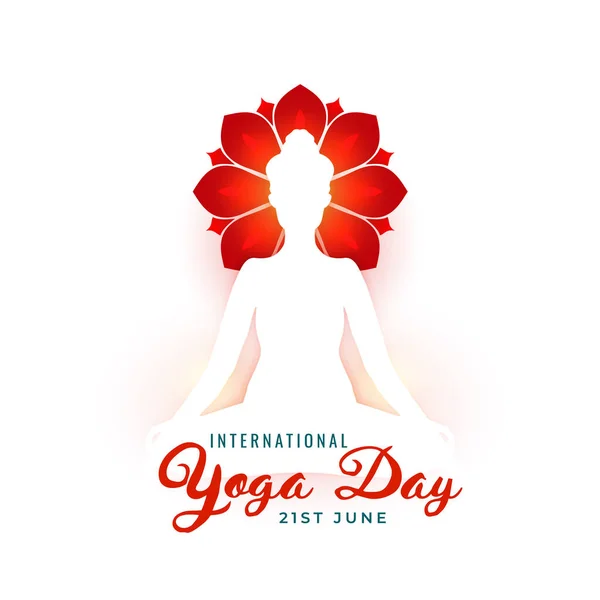 stock vector celebrate international yoga day with beautiful background vector