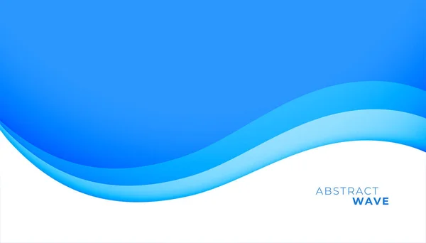 Абстрактна Синя Хвиля Вектором Дизайну Фону Динамічних Завитків — стоковий вектор