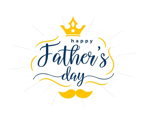Gyönyörű Apák Napja Ünneplés Háttér Különleges Ember Vektor — Stock Vector