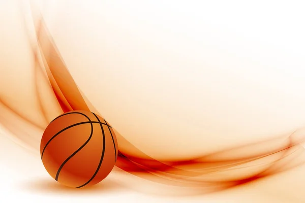 スポーティなバスケットボールの試合の背景デザインベクトル — ストックベクタ