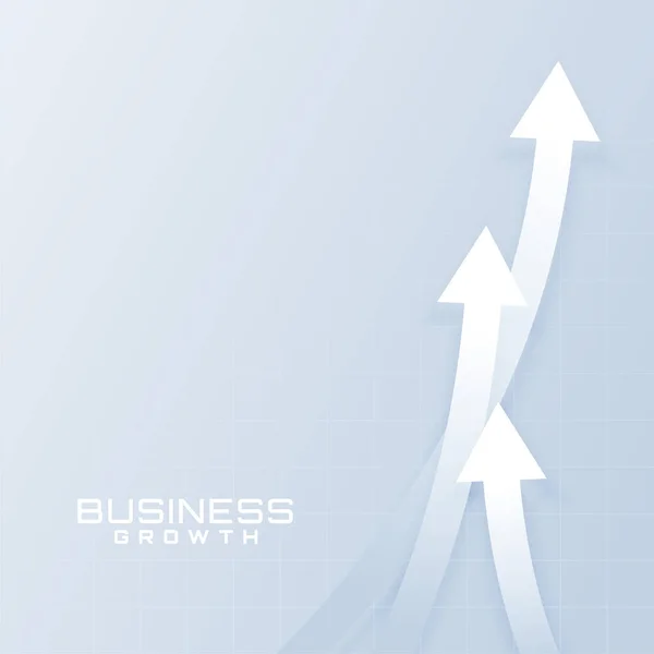 Seta Crescimento Negócios Elegante Subir Para Vetor Direção Missão — Vetor de Stock