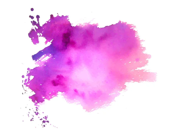 Abstract Roze Aquarel Inkt Splatter Textuur Achtergrond Vector — Stockvector