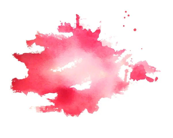Абстрактный Красный Акварельный Брызг Текстура Фон Вектор — стоковый вектор