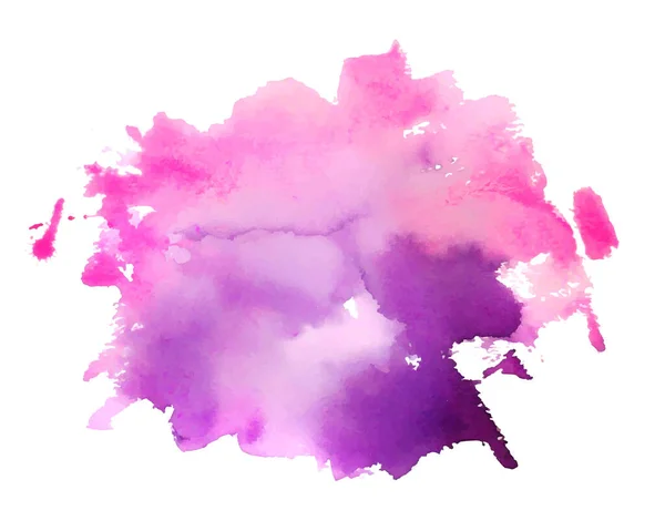 Grungy Styl Fialová Růžová Akvarel Abstraktní Pozadí Vektor — Stockový vektor
