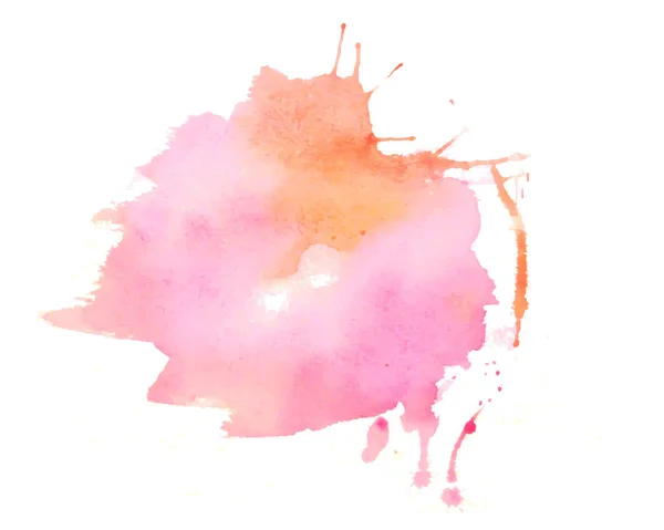 Abstrait Rose Aquarelle Pinceau Coup Texture Fond Vecteur — Image vectorielle