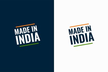 İş vektörünüz için Hindistan etiketli arka planda yapılmış stil