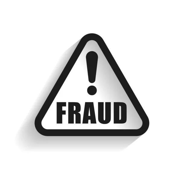 Alerta Fraude Fondo Alerta Proteger Correo Electrónico Cripto Vector Datos — Vector de stock