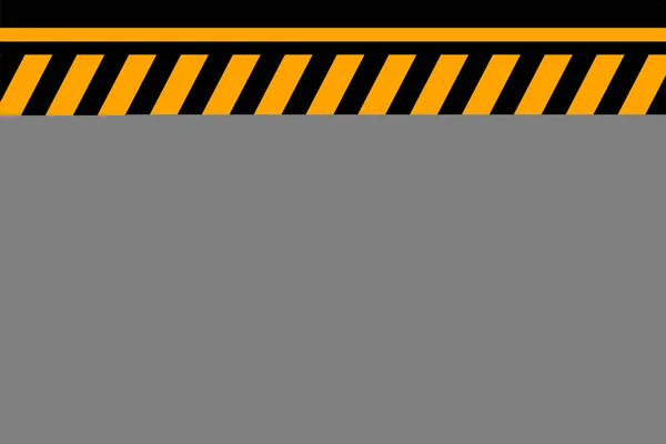 Urban Warning Alert Yellow Background Black Stripe Design Vector — Stock Vector