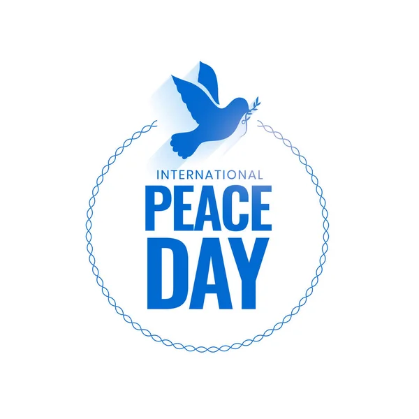 Felice Giornata Mondiale Della Pace Amore Sfondo Questione Sociale Vettore — Vettoriale Stock