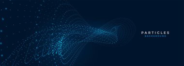 Teknoloji yenilik vektörü için soyut noktalı tekno web fütüristik arka plan