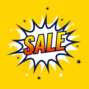 iş pazarlama kampanyası vektörü için karikatür stili mega satış tanıtımı arka planı