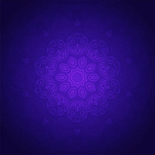 Textura Mandala Oriental Tradicional Para Boda Invitación Vector Diseño Tarjetas — Vector de stock