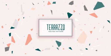 Açık hava granit tasarım vektörü için soyut terrazzo mermer desenli arkaplan