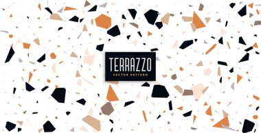 Mimari vektör için soyut ve doğal terrazzo desen arkaplanı