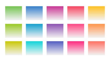 Web uygulama vektörü için rengarenk palet arkaplanı