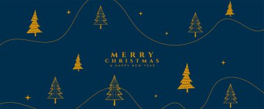 Mutlu noel festivali duvar kağıtları ve xmas ağacı dekor vektörü