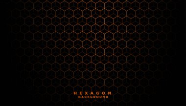 3d style glowing hexagonal pattern background for modern backdrop design vector clipart