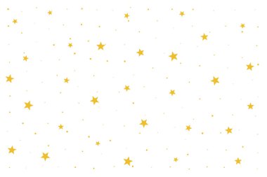 dekoratif altın yıldız desenli arkaplan tasarım vektörü