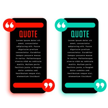 Belirlenmiş vektörde göz yakalama alıntısı ters virgül işareti şablonu