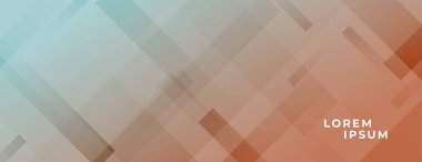 soyut diyagonal çizgiler ve gölgeler motifli modern pankart vektörü