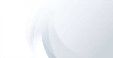 boş uzay vektörlü soyut beyaz ve gri eğri bayrak