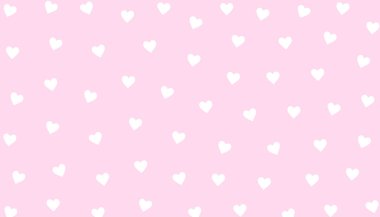 Tebrik kartı tasarım vektörü için minimal ve sevimli kalp deseni