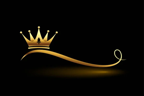 Latar Belakang Mahkota Emas Untuk Menambahkan Sentuhan Royalti Dalam Vektor Stok Ilustrasi Bebas Royalti