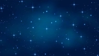 Yıldızlı gece gökyüzü duvar kâğıdı kozmik sihirli vektör deneyimi