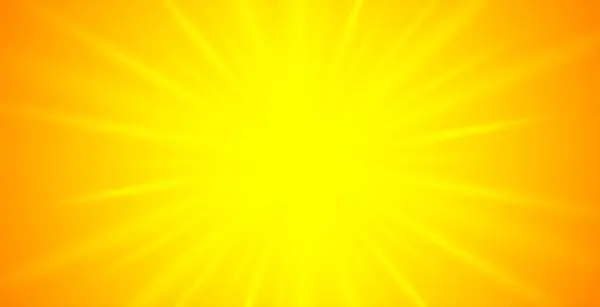 Абстрактний Сяючий Жовтий Фон Ефектом Сонця Вектор Ліцензійні Стокові Вектори