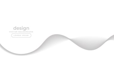 İş arkaplan vektörü için dinamik akış dalgalı çizgi arkaplanını temizle