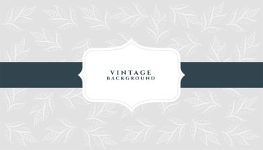 Davetiye kartı tasarım vektörü için zarif klasik süslemeli çiçek arkaplanı