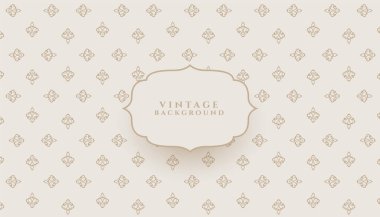 güzel etnik çiçek desenli arka plan tasarım vektörü