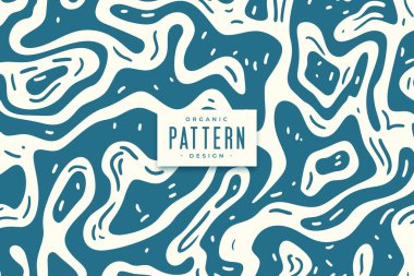 mavi kıvrımlı organik biçim arka plan vektörü