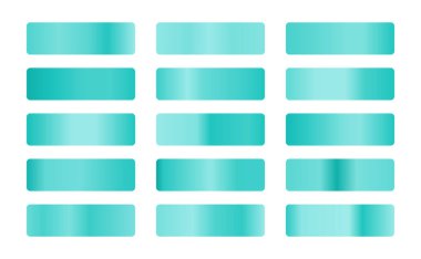 Koleksiyon vektöründe soyut gradyan renk örnekleri posteri