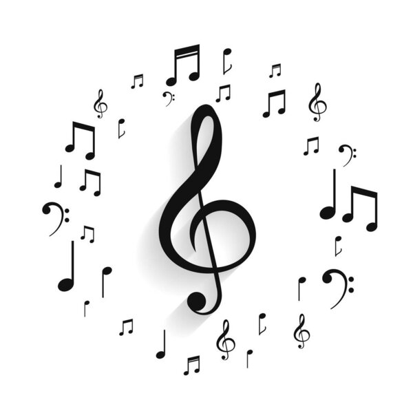 musical clef sign for your next concert event vector