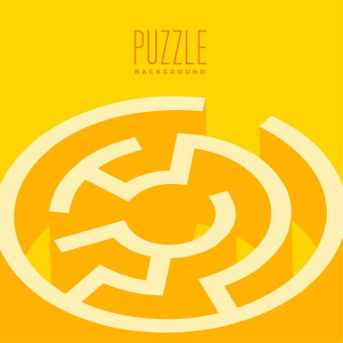 Soyut labirent bulmacası arkaplanının gizemini 3d biçiminde çöz