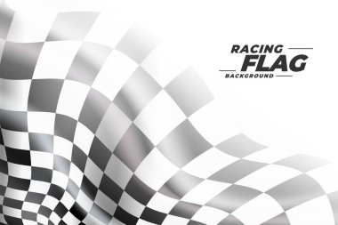 Motorsporu şampiyonu vektör için gerçekçi yarış arkaplanı