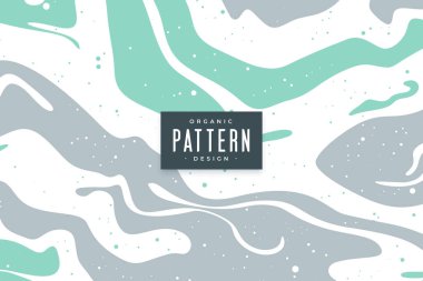 Tekstil yazdırma vektörü için zarif düzensiz organik desen arkaplanı