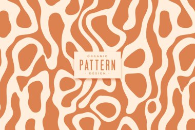 kumaş yazdırma vektörü için soyut organik şekil arkaplanı