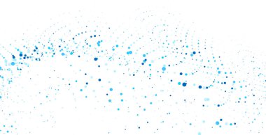 Mavi renk vektöründe yarım ton klasik parçacık dokusu