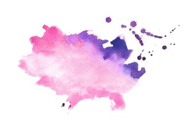 el boyası mor ve pembe renk ıslak lekeli arka plan vektörü