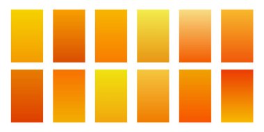 turuncu renk gölge ögesi koleksiyonu arkaplan tasarım vektörü