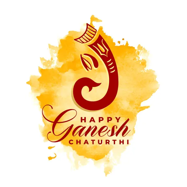 stock vector happy ganesh chaturthi wishes background with grungy effect vector