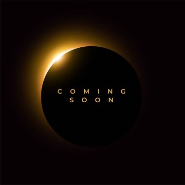 Yakında gün doğumunda bizimle kal. Karanlık arkaplan tasarım vektörü.