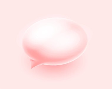 modern web sohbet kutusu şablonu 3d biçim vektörü